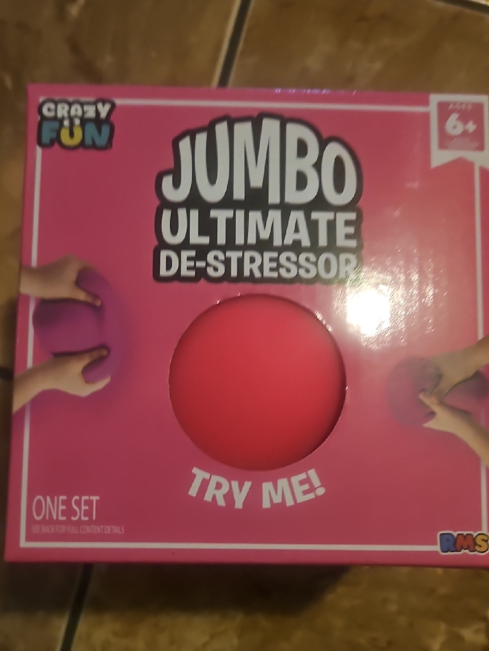 Jumbo Ultimate De-Stressor - Pink